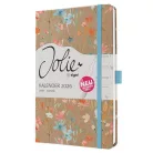 SIGEL Naptár, A5, heti, 2026, kemény borító, SIGEL "Jolie", Green Floral Serenity