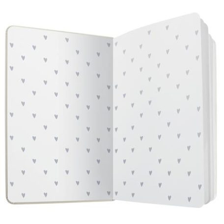 SIGEL Jegyzetfüzet, exkluzív, 135x203 mm, vonalas, 87 lap, keményfedeles, SIGEL "Jolie", Rose Love