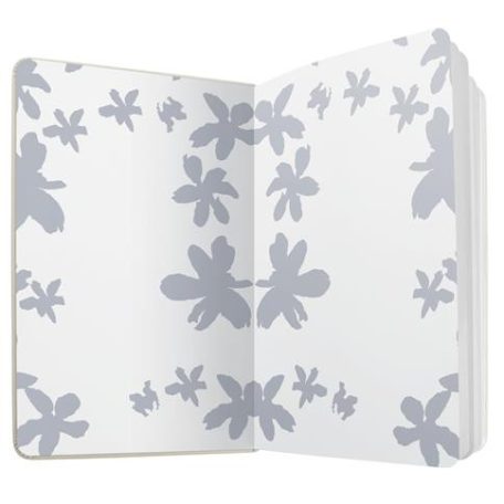 SIGEL Jegyzetfüzet, exkluzív, 135x203 mm, vonalas, 87 lap, keményfedeles, SIGEL "Jolie", Loose Florals Olive