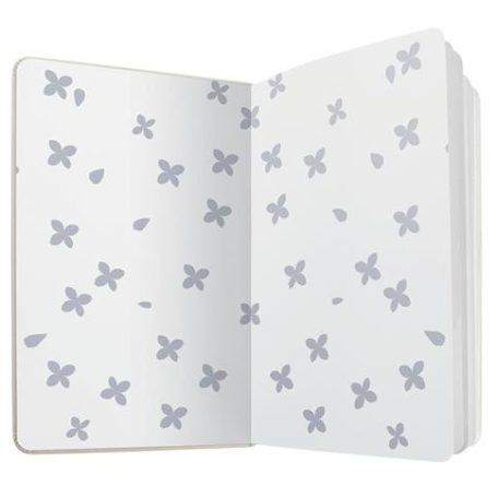 SIGEL Jegyzetfüzet, exkluzív, 135x203 mm, vonalas, 87 lap, keményfedeles, SIGEL "Jolie" Bloom Orange