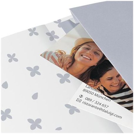 SIGEL Jegyzetfüzet, exkluzív, 135x203 mm, vonalas, 87 lap, keményfedeles, SIGEL "Jolie" Bloom Orange