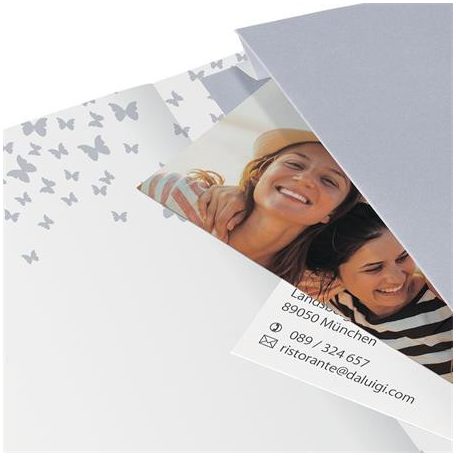 SIGEL Jegyzetfüzet, exkluzív, 135x203 mm, vonalas, 87 lap, keményfedeles, SIGEL "Jolie" Butterfly Confetti, lime