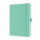 SIGEL Jegyzetfüzet, exkluzív, A5, vonalas, 96 lap, keményfedeles, SIGEL "Jolie", mentazöld