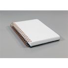 SIGEL Spirálfüzet, 162x215 mm, pontrácsos, 60 lap, keményfedeles, SIGEL "Jolie" Brush Marks