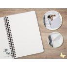 SIGEL Spirálfüzet, 162x215 mm, pontrácsos, 60 lap, keményfedeles, SIGEL "Jolie Ginko Harmony"