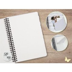   SIGEL Spirálfüzet, 162x215 mm, pontrácsos, 60 lap, keményfedeles, SIGEL "Jolie Ginko Harmony"