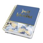 SIGEL Spirálfüzet, 168x215 mm, pontrácsos, 120 lap, keményfedeles, SIGEL "Jolie Ginko Harmony"