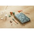 SIGEL Spirálfüzet, 168x215 mm, pontrácsos, 120 lap, keményfedeles, SIGEL "Jolie Eucalyptus Night"