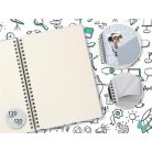 SIGEL Spirálfüzet, 162x215 mm, pontrácsos, 60 lap, keményfedeles, SIGEL "Jolie", Sketch Book