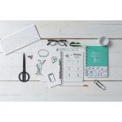 SIGEL Spirálfüzet, 162x215 mm, pontrácsos, 60 lap, keményfedeles, SIGEL "Jolie", Sketch Book