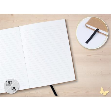 SIGEL Jegyzetfüzet, exkluzív, A5, vonalas, 96 lap, keményfedeles, SIGEL "Jolie", Pure Positivity