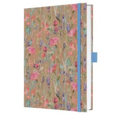   SIGEL Jegyzetfüzet, exkluzív, A5, vonalas, 96 lap, keményfedeles, SIGEL "Jolie", Pure Wildflowers