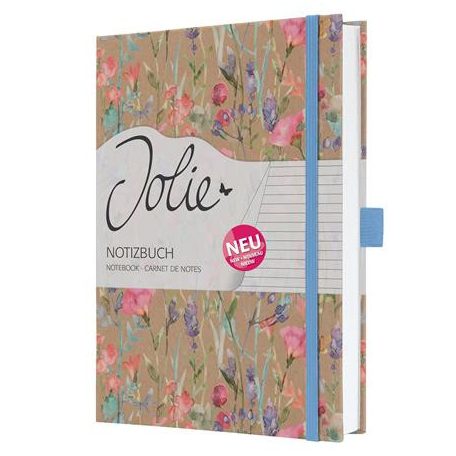 SIGEL Jegyzetfüzet, exkluzív, A5, vonalas, 96 lap, keményfedeles, SIGEL "Jolie", Pure Wildflowers