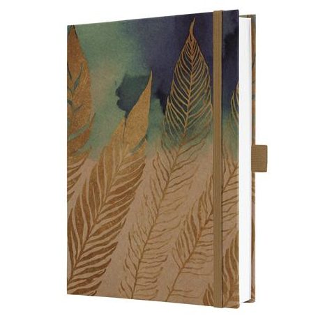 SIGEL Jegyzetfüzet, exkluzív, A5, vonalas, 96 lap, keményfedeles, SIGEL "Jolie Pure Feathers"