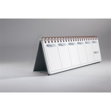 SIGEL Naptár, asztali, dátumozatlan, SIGEL "Jolie", Apricot Inspiration