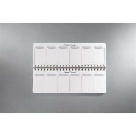 SIGEL Naptár, asztali, dátumozatlan, SIGEL "Jolie", Apricot Inspiration