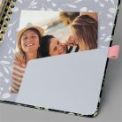 SIGEL Naptár, A5, heti, dátumozatlan, kemény borító, SIGEL "Jolie", Flower Love