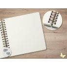 SIGEL Spirálfüzet, 234x215 mm, sima, 120 lap, keményfedeles, SIGEL "Jolie Golden Rain"