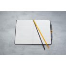 SIGEL Jegyzetfüzet, exkluzív, A5, vonalas, 88 lap, keményfedeles, SIGEL "Linescape", fekete-sárga