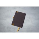 SIGEL Jegyzetfüzet, exkluzív, A5, vonalas, 88 lap, keményfedeles, SIGEL "Linescape", fekete-sárga