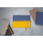 SIGEL Jegyzetfüzet, exkluzív, A5, vonalas, 88 lap, keményfedeles, SIGEL "Linescape", fekete-sárga