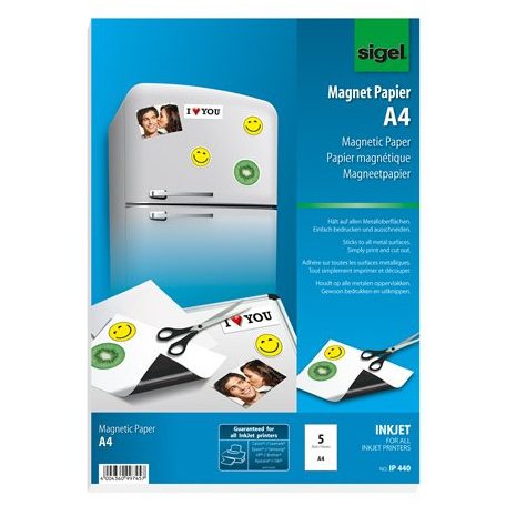 SIGEL Mágneses papír, A4, SIGEL