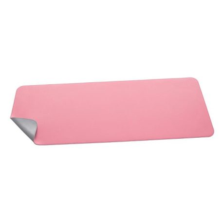 SIGEL Könyökalátét, 800x300 mm, kétoldalas, SIGEL, rózsaszín-ezüst