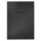 SIGEL Étlaptartó, A4, keményfedeles, SIGEL „MENU”, antracit