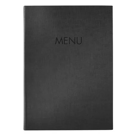SIGEL Étlaptartó, A4, keményfedeles, SIGEL „MENU”, antracit