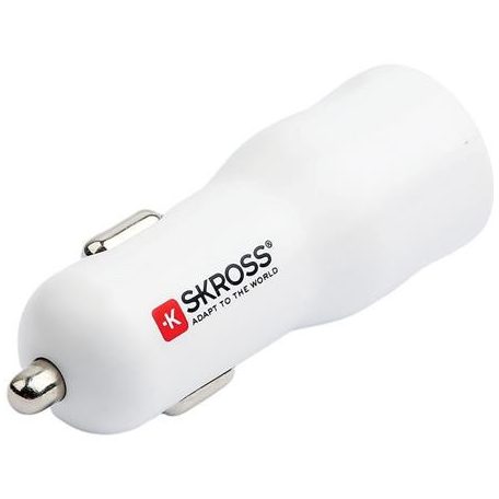 SKROSS Autós töltő, 1xUSB-A, 1xUSB-C PD, 20W, SKROSS