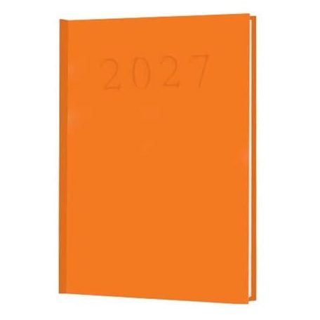 Naptár, tervező, A5, napi, 2027, narancssárga