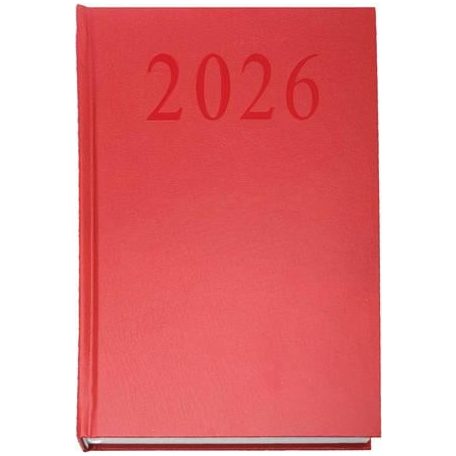 Naptár, tervező, A5, napi, 2027, bordó