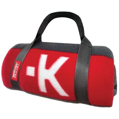 SKROSS Utazótakaró, polár, hordozópánt, SKROSS, piros-szürke