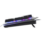SPEEDLINK Billentyűzet, vezetékes, gaming, fém, USB, HUN, SPEEDLINK "LUNERA RGB Rainbow", fekete