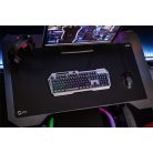 SPEEDLINK Billentyűzet, vezetékes, gaming, fém, USB, HUN, SPEEDLINK "LUNERA RGB Rainbow", fekete