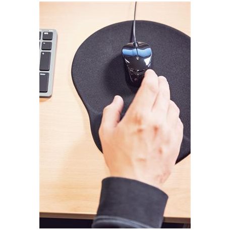 SPEEDLINK Egéralátét csuklótámasszal, géltöltésű, SPEEDLINK "Vellu", fekete