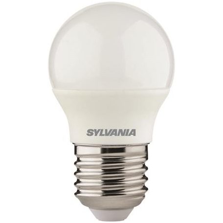 SYLVANIA LED izzó, E27, kisgömb, 4,5W, 470lm, 2700K (MF), SYLVANIA "ToLEDo"