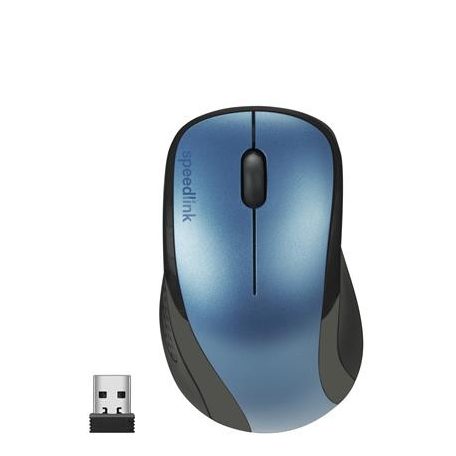 SPEEDLINK Egér, vezeték nélküli, optikai, USB, SPEEDLINK "Kappa", kék