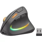 SPEEDLINK Egér, vezeték nélküli, optikai, vertikális, USB, SPEEDLINK "Piavo Pro", fekete