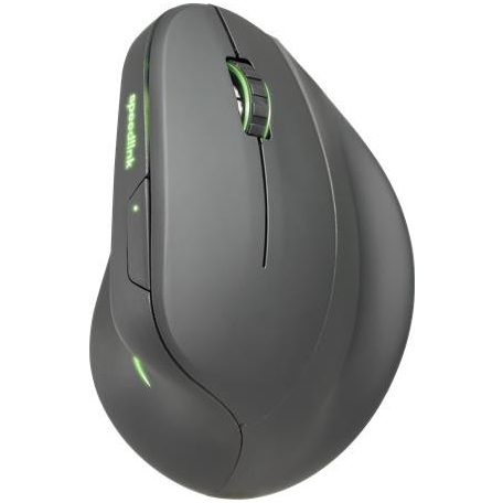 SPEEDLINK Egér, vezeték nélküli, optikai, vertikális, USB, SPEEDLINK "Piavo Pro", fekete
