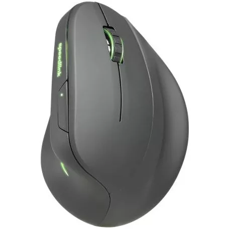 SPEEDLINK Egér, vezeték nélküli, optikai, vertikális, USB, SPEEDLINK "Piavo Pro", fekete