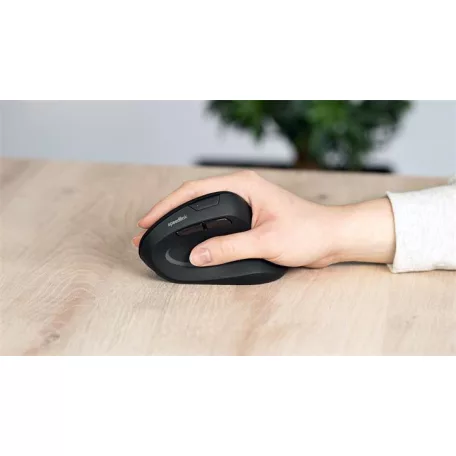 SPEEDLINK Egér, vezeték nélküli, optikai, vertikális, USB, SPEEDLINK "Piavo Pro", fekete