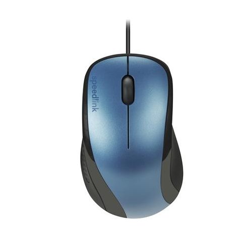 SPEEDLINK Egér, vezetékes, optikai, USB, SPEEDLINK "Kappa", kék