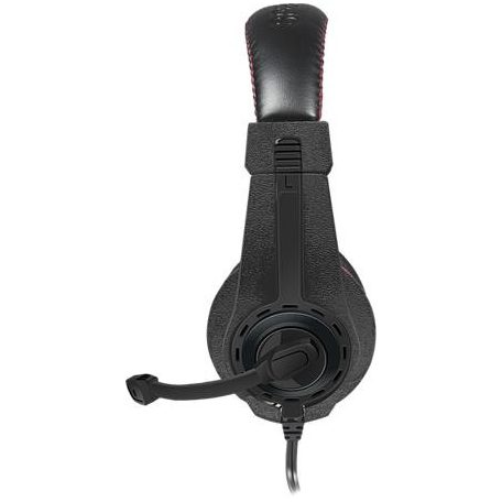 SPEEDLINK Fejhallgató, mikrofonnal, vezetékes, gaming, 3,5 mm jack, SPEEDLINK "Legatos", fekete-piros