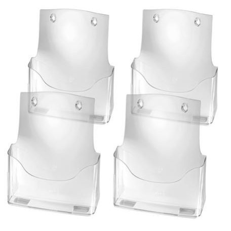 SIGEL Prospektustartó, asztal és fali, A4, 1 rekeszes, SIGEL