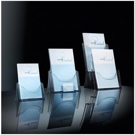 SIGEL Prospektustartó, asztali és fali, A5, 1 rekeszes, SIGEL