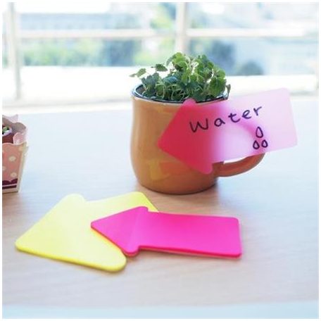 STICK N Jelölőcímke, nyíl, műanyag, 2x30lap, 76x50mm, STICK N, neon színek