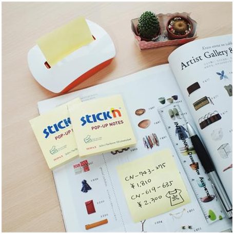 STICK N Jegyzettömb adagoló, "Z", STICK N, fehér