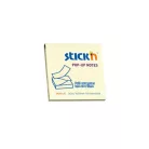 STICK N Öntapadó jegyzettömb, "Z", 76x76 mm, 100 lap, STICK N, sárga