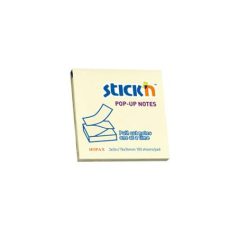   STICK N Öntapadó jegyzettömb, "Z", 76x76 mm, 100 lap, STICK N, sárga
